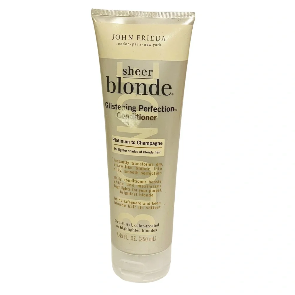 John Frieda Sheer Blonde Glistening Perfection Conditioner Platinum to Champagne